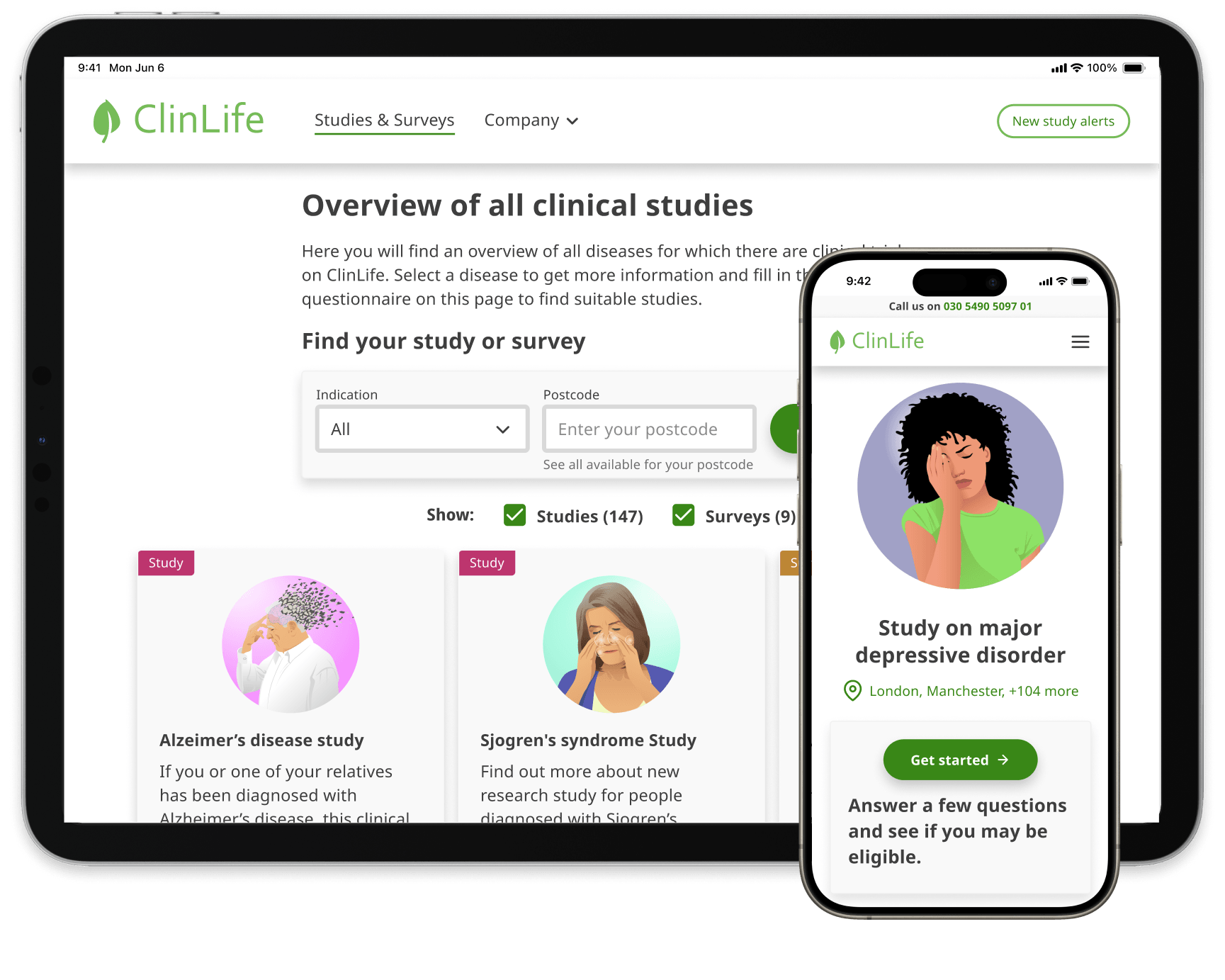Site ClinLife - texto alternativo